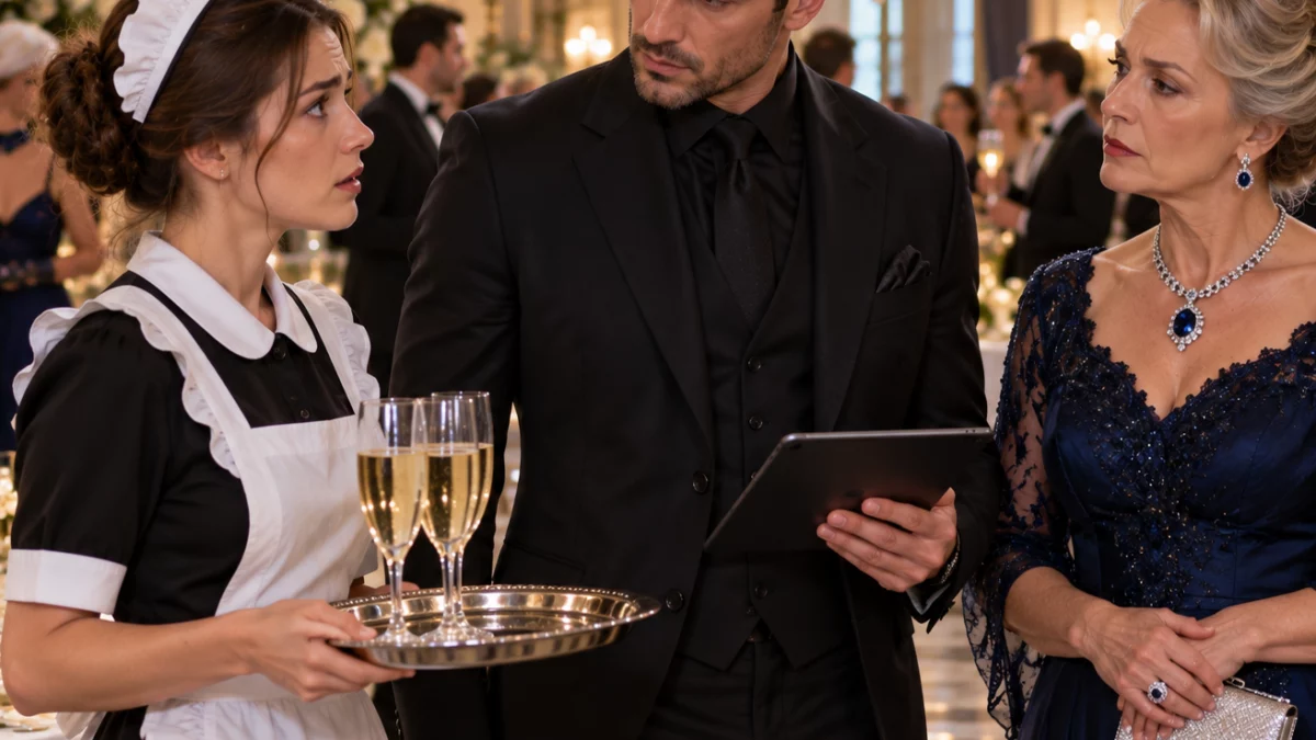 Le pendentif de la serveuse a figé toute la famille